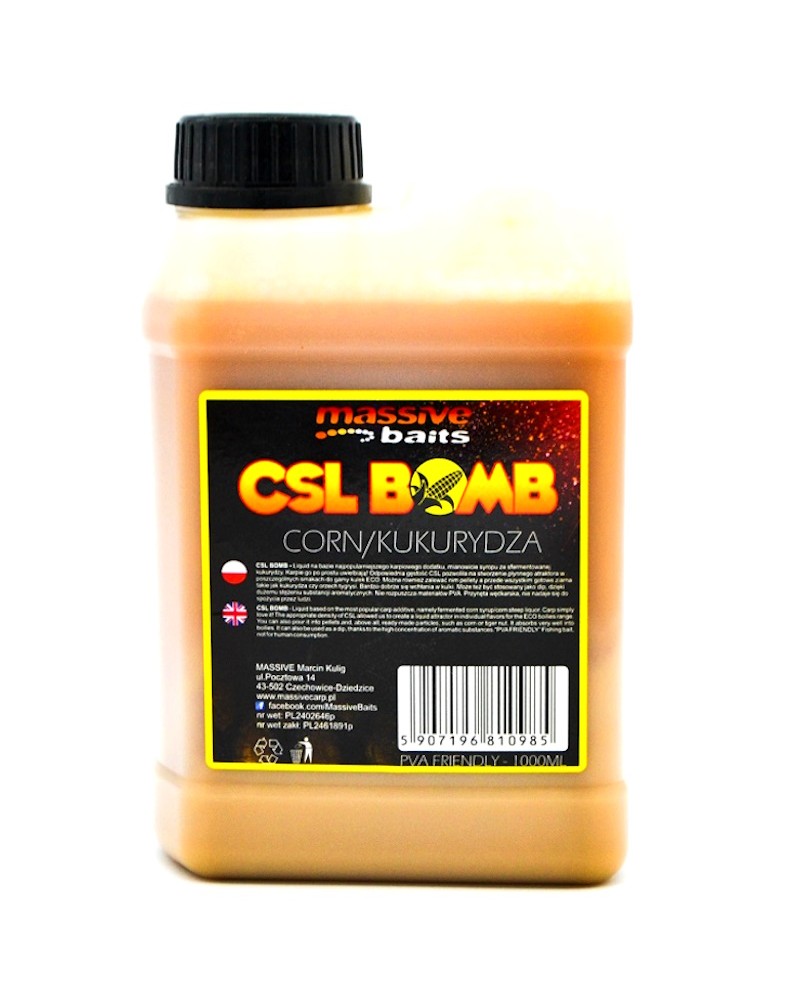 Zalewa Massive Baits CSL Boomb Corn Kukurydza 1000ml