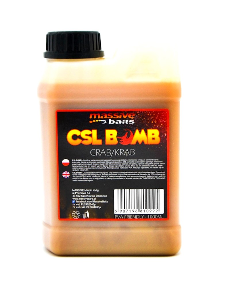 Zalewa Massive Baits CSL Boomb Crab Krab 1000ml