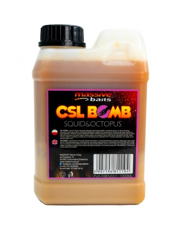 Zalewa Massive Baits CSL Boomb Squid Octopus Kałamarnica Ośmiornica 1000ml