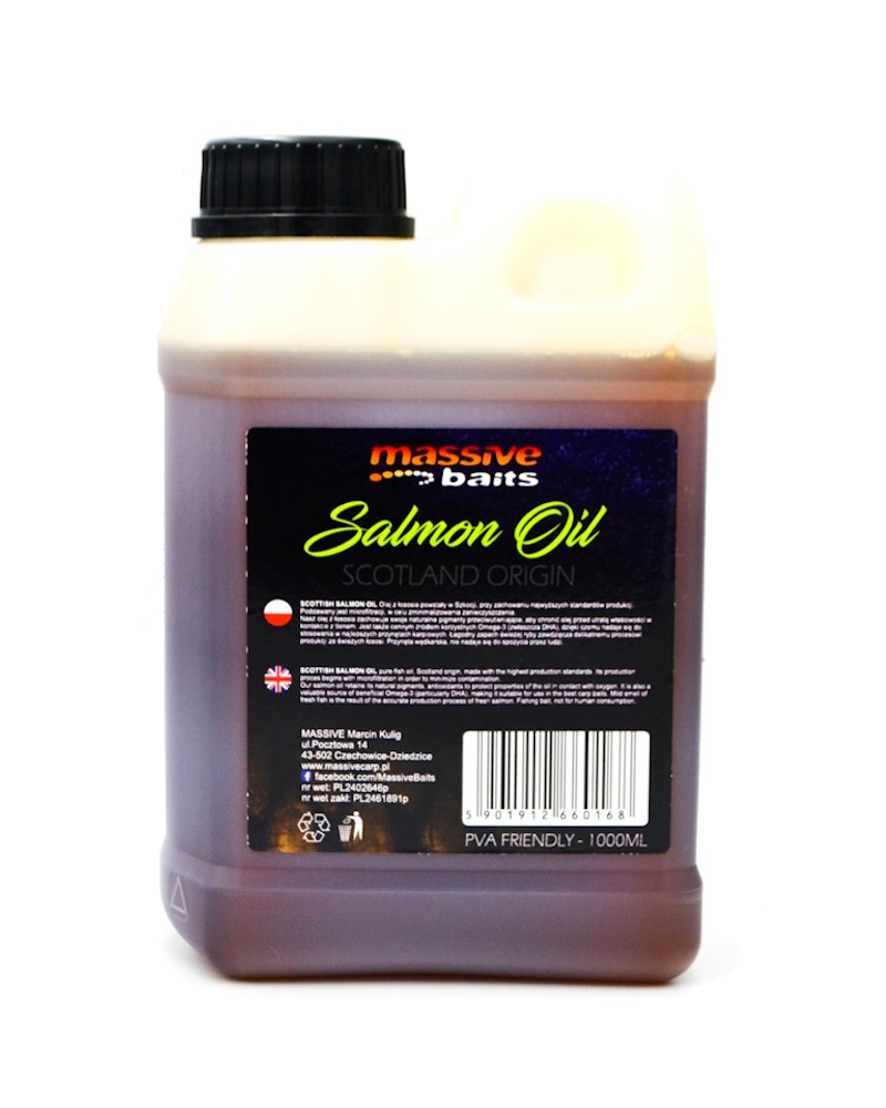 Zalewa Massive Baits Liquids Scottish Salmon Oil Łosoś1000ml