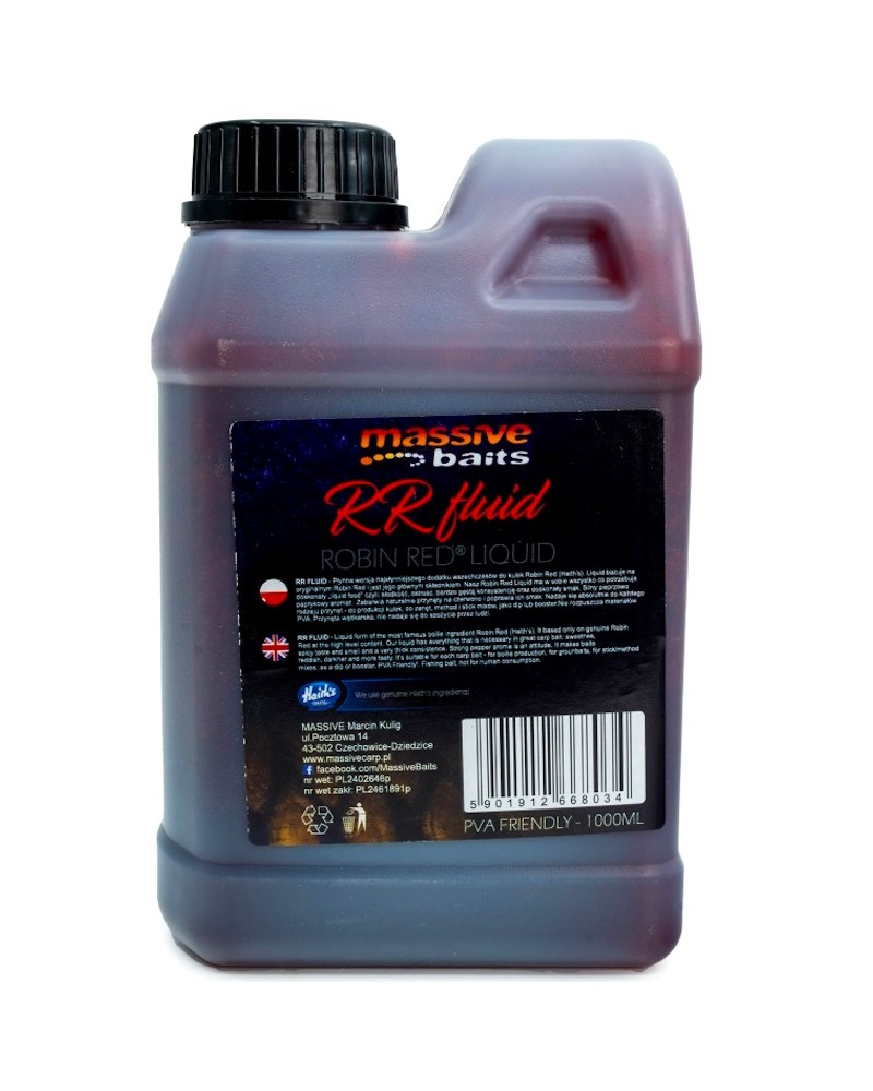 Zalewa Massive Baits Liquids R.R. Fluid Robin Red Liquid 1000ml