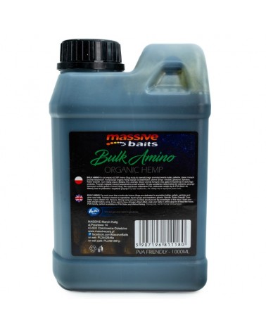 Zalewa Massive Baits Liquids Hemp Olej Z Konopi Oil Premium 1000ml