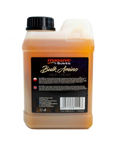 Zalewa Massive Baits Liquids Bulk Amino Milky Cream Mleczny 1000ml
