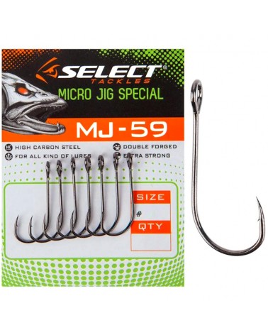 Haczyki Do Czeburaszki Select MJ-59 Micro Jig Special Nr 4 9szt.