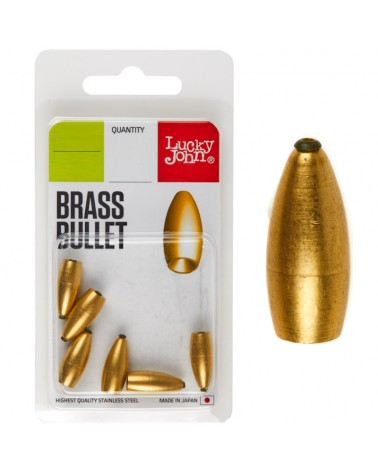 Ciężarek Mosiężny Lucky John Brass Bullet Do Texas Carolina Rig