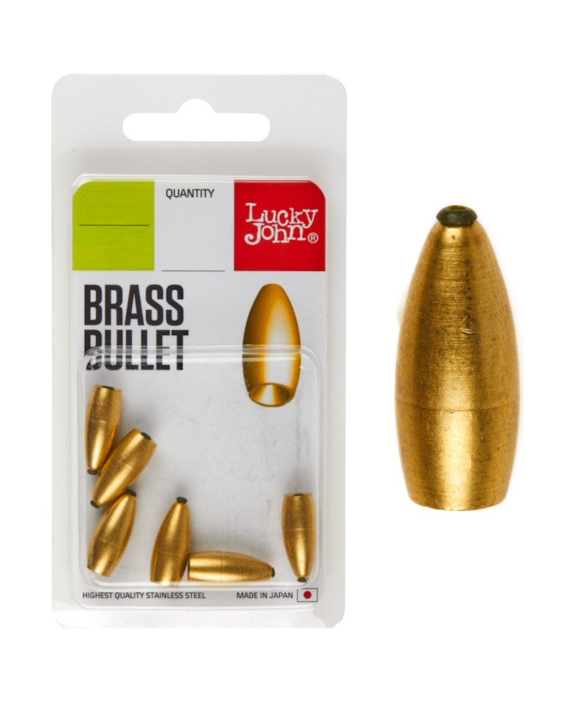 Ciężarek Mosiężny Lucky John Brass Bullet Do Texas Carolina Rig