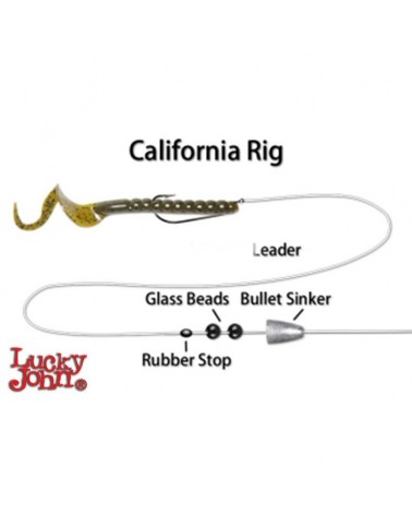 Ciężarek Mosiężny Lucky John Brass Bullet Do Texas Carolina Rig