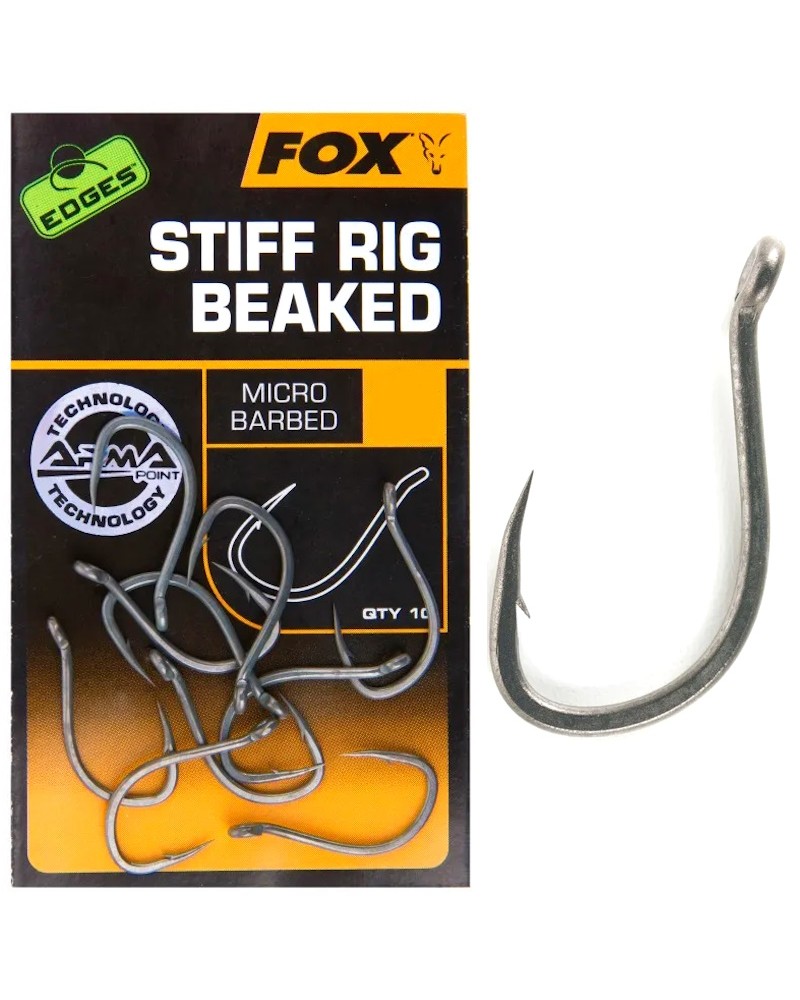 Haczyki Karpiowe Fox Edges Armapoint Stiff Rig Beaked Nr 5 10szt.