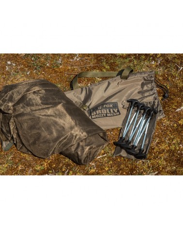 Moskitiera Do Parasola Camo Khaki Fox Brolly Mozzy Mesh 60'' 240cm