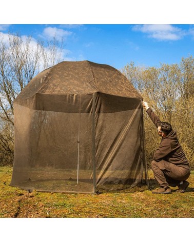 Moskitiera Do Parasola Camo Khaki Fox Brolly Mozzy Mesh 60'' 240cm