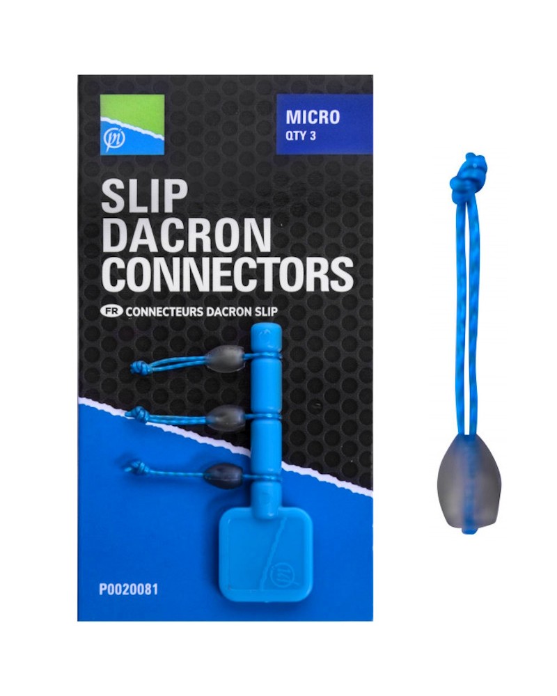Łącznik Do Amortyzatora Gumy Preston Slip Dacron Connector Micro 3szt.