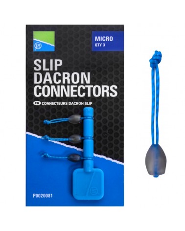 Łącznik Do Amortyzatora Gumy Preston Slip Dacron Connector Micro 3szt.