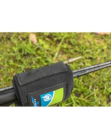 Neoprenowe Opaski Na Wędki Z Kieszonką Na Koszyk Preston Supera X Rod Bands 25.5x8cm 14.5x5cm