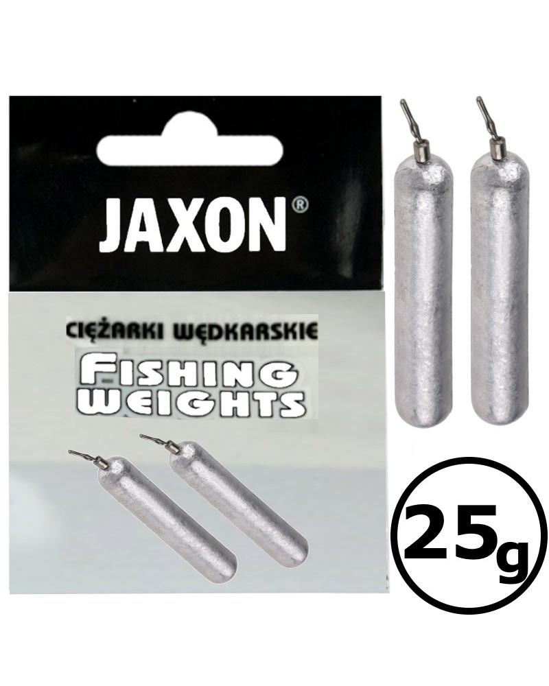 Ciężarek Jaxon Pałeczka Drop Shot 25g op.2szt.