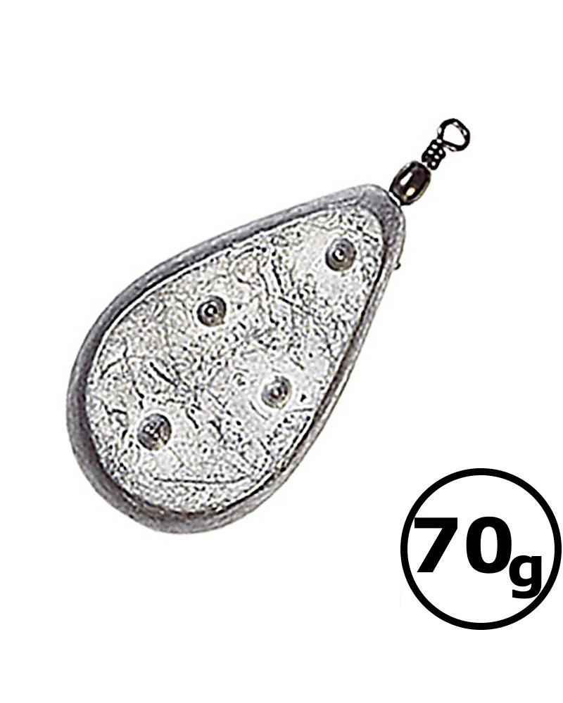 Ciężarek Płaski/Gruntowy Jaxon Z Zaczepami 70g 1szt.