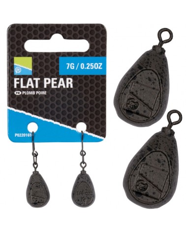 Ciężarek Gruntowy Preston Flat Pear 7g 0.25oz 2szt.