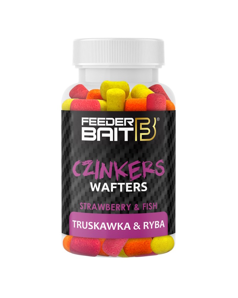 Dumbels Czinkersy Feeder Bait Truskawka Ryba Strawberry Fish 8mm 60ml