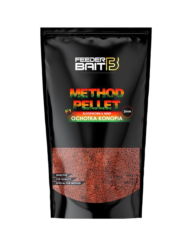 Micro Pellet Feeder Bait F1 Ochotka & Konopia 2mm 800g