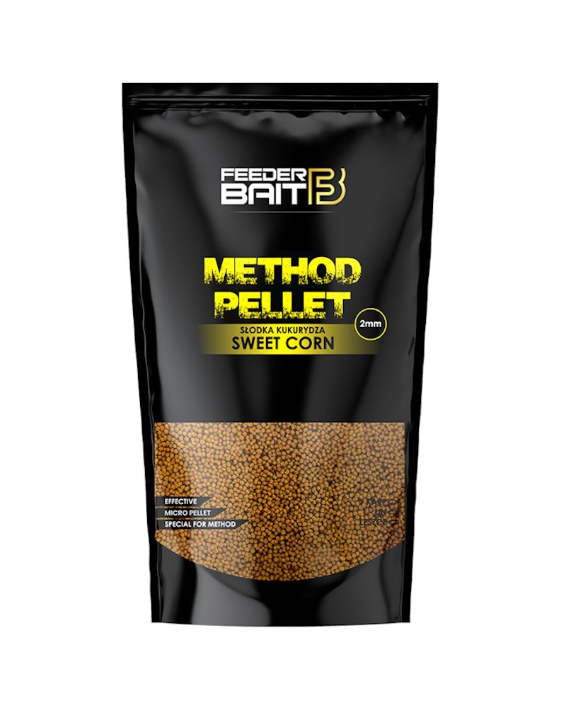 Micro Pellet Feeder Bait Sweet Corn Słodka Kukurydza 2mm 800g