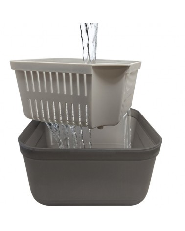 Elastyczne Pudełko Feeder Bait Box 1.9l Z Sitkiem Do Namaczania Pelletu