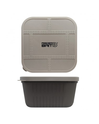Elastyczne Pudełko Feeder Bait Box 1.9l Z Sitkiem Do Namaczania Pelletu