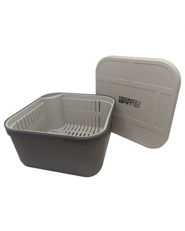 Elastyczne Pudełko Feeder Bait Box 1.9l Z Sitkiem Do Namaczania Pelletu