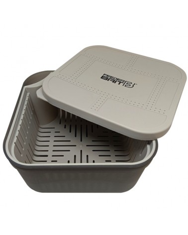 Elastyczne Pudełko Feeder Bait Box 1.9l Z Sitkiem Do Namaczania Pelletu