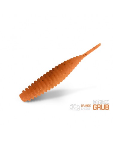 Guma Sztuczna Larwa Delphin B! StinxGRUB Cheese Orange 4cm 20szt.