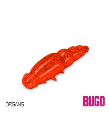 Guma Sztuczna Larwa Delphin Bugo Cheese Organs 4cm 15szt.