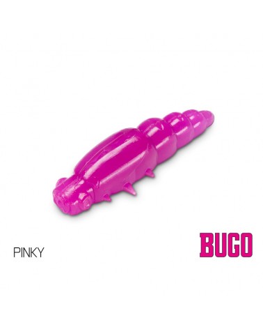 Guma Sztuczna Larwa Delphin Bugo Cheese Pinky 4cm 15szt.