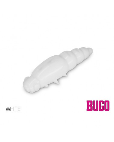 Guma Sztuczna Larwa Delphin Bugo Cheese White 4cm 15szt.