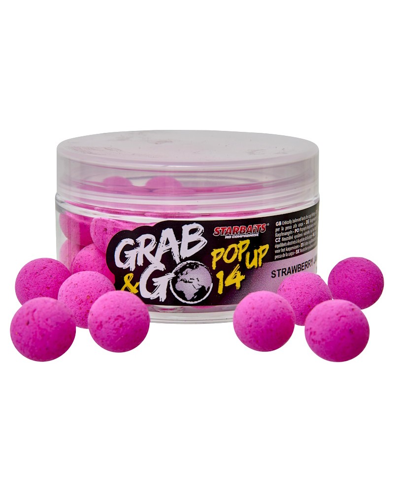 Kulki Haczykowe Starbaits Grab & Go Global Pop Up Strawberry Jam 14mm 20g