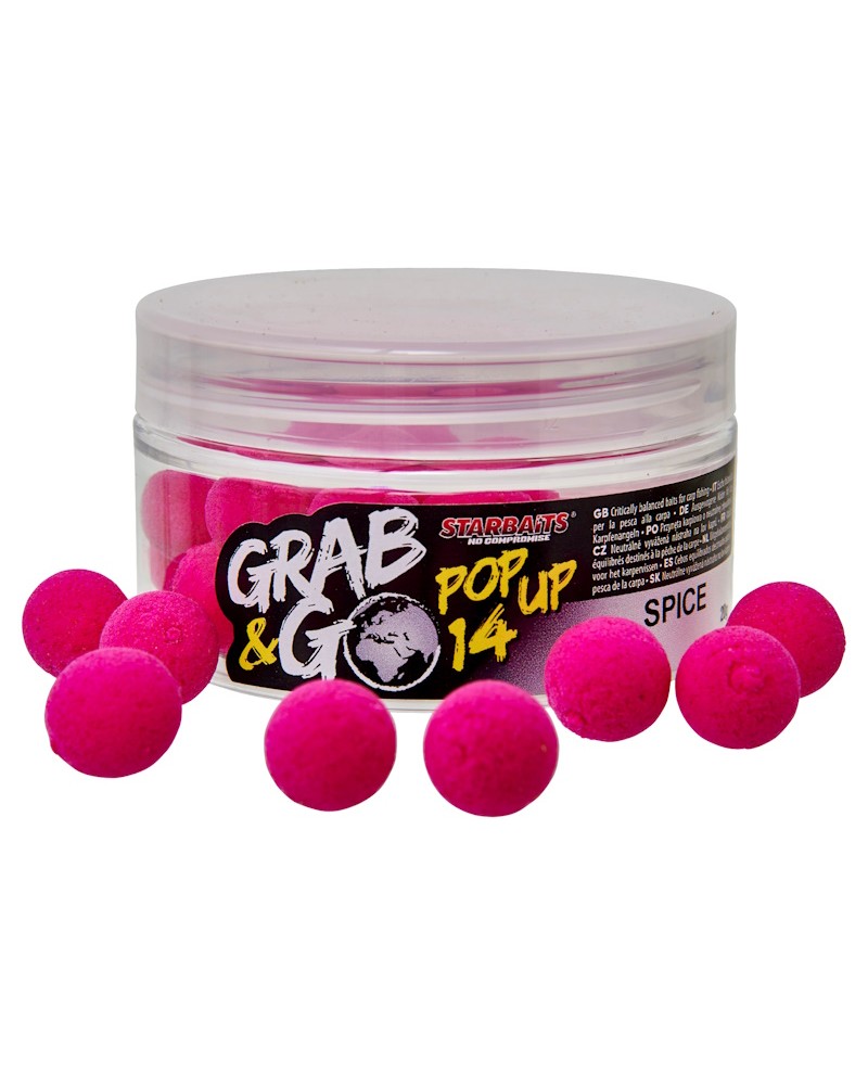 Kulki Haczykowe Starbaits Grab & Go Global Pop Up Spice 14mm 20g