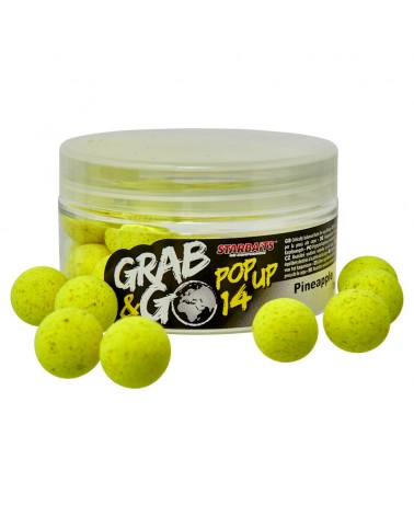 Kulki Haczykowe Starbaits Grab & Go Global Pop Up Pineapple 14mm 20g