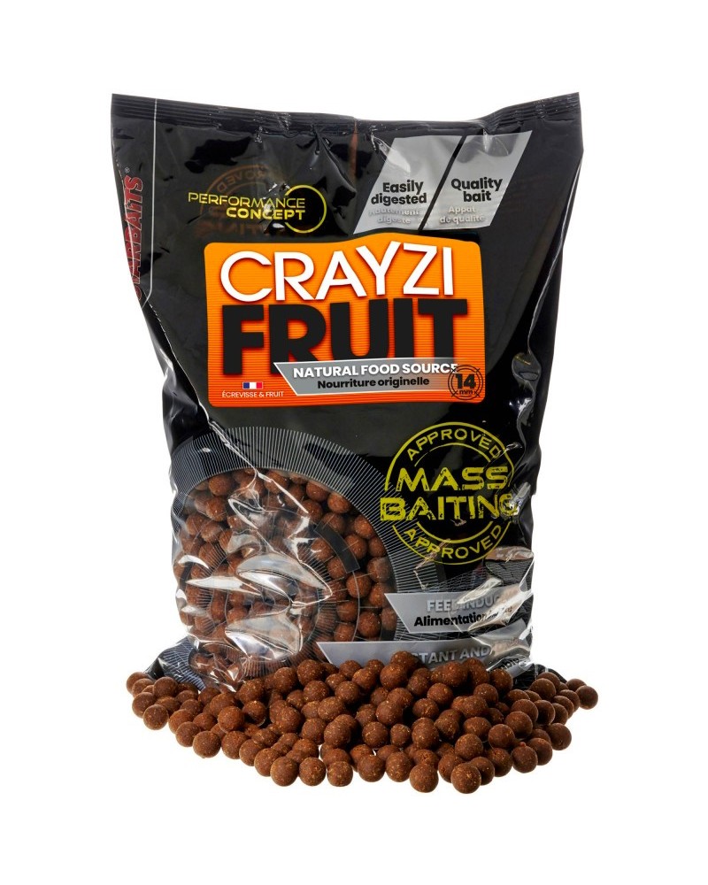 Kulki Zanętowe Starbaits Performance Concept Crayzi Fruit Crayzi Fruit Mass Baiting 20mm 3kg