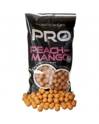 Kulki Zanętowe Starbaits Probiotic Peach & Mango Boilies 14mm 800g