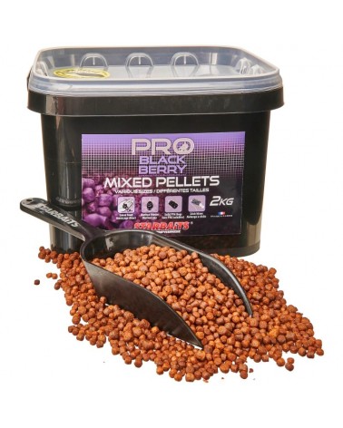 Pellet Z Wiadrem Starbaits Probiotic Blackberry Pellets Mixed 2kg