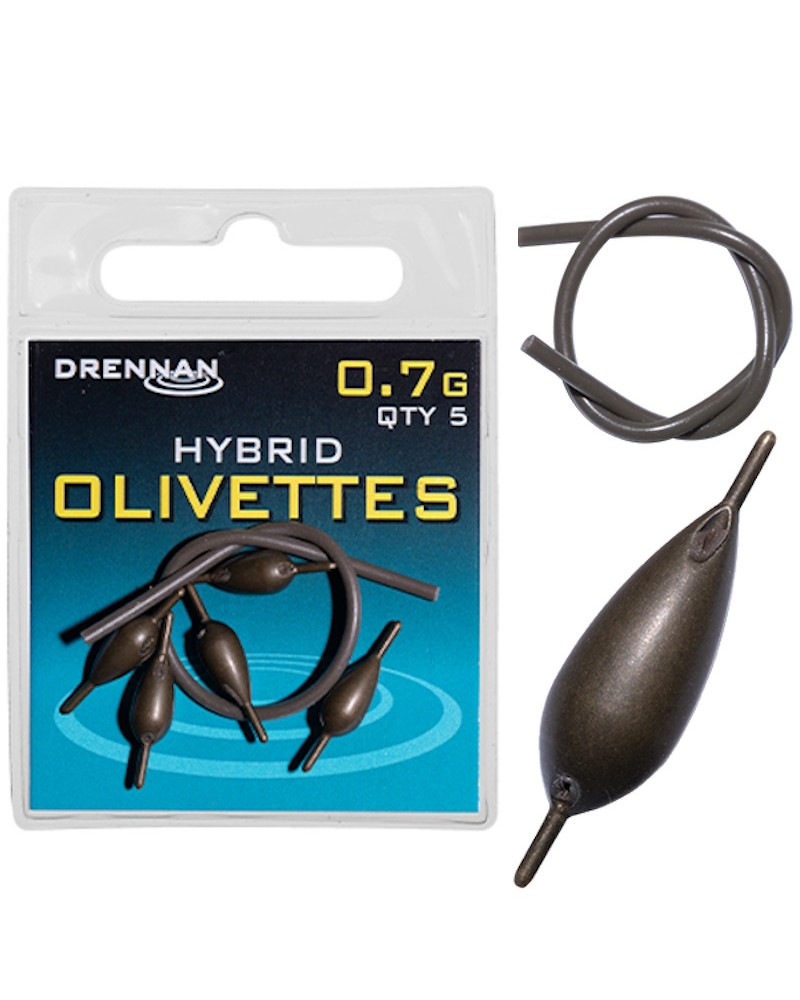 Oliwki Z Igielitem Na Stałe/Przelotowe Drennan Hybrid 0.7g 5szt.