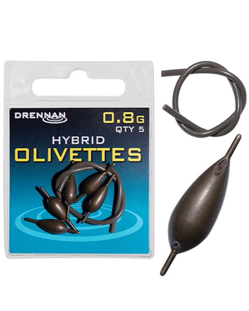 Oliwki Z Igielitem Na Stałe/Przelotowe Drennan Hybrid 0.8g 5szt.