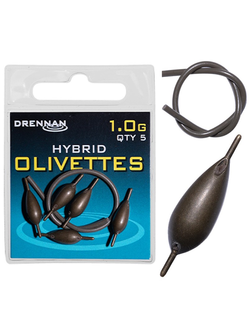 Oliwki Z Igielitem Na Stałe/Przelotowe Drennan Hybrid 1.0g 5szt.