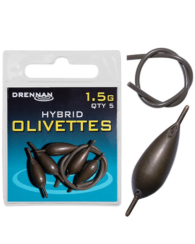 Oliwki Z Igielitem Na Stałe/Przelotowe Drennan Hybrid 1.5g 5szt.