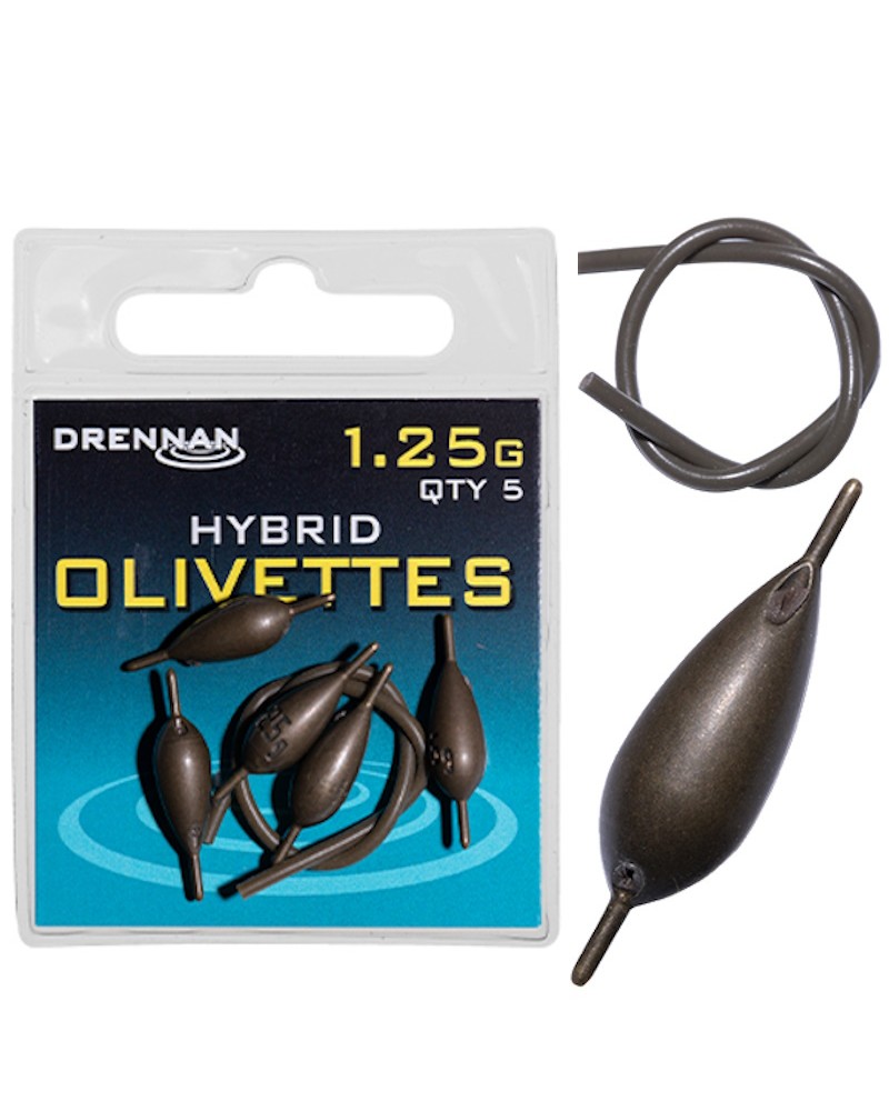 Oliwki Z Igielitem Na Stałe/Przelotowe Drennan Hybrid 1.25g 5szt.