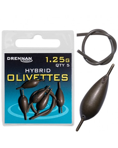 Oliwki Z Igielitem Na Stałe/Przelotowe Drennan Hybrid 1.25g 5szt.
