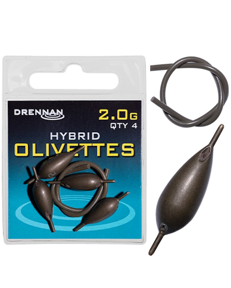 Oliwki Z Igielitem Na Stałe/Przelotowe Drennan Hybrid 2.0g 4szt.