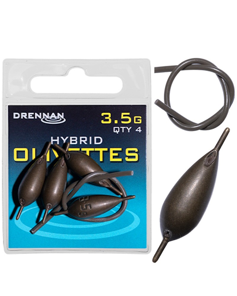 Oliwki Z Igielitem Na Stałe/Przelotowe Drennan Hybrid 3.5g 4szt.