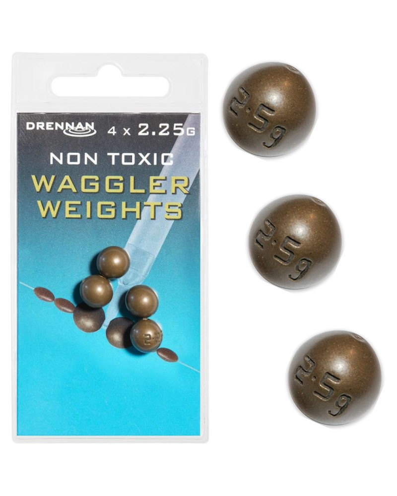 Ciężarek Kulka Przelotowa Z Igielitem Drennan Non Toxic Waggler Weights 2.25g 4szt.
