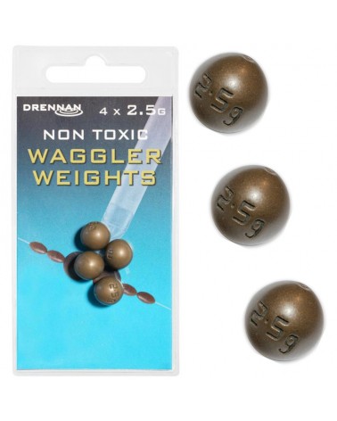 Ciężarek Kulka Przelotowa Z Igielitem Drennan Non Toxic Waggler Weights 2.5g 4szt.