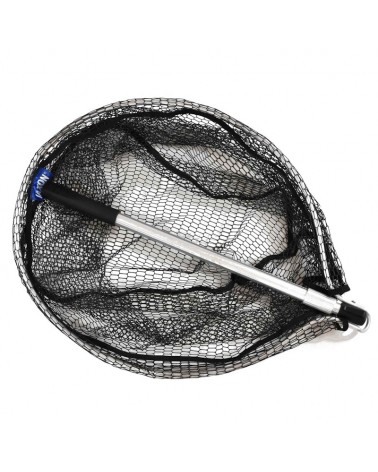 Podbierak Składany Jaxon Trust Pro Gumowany dł.170cm Siatka 50x60cm Oczko 15x8mm 2cz. Mechanizm Zaciskowy