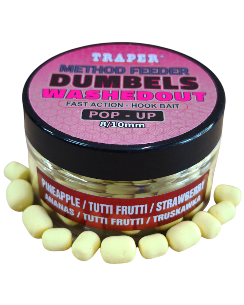 Dumbels Traper WashedOut Pop-Up 8-10mm 30g Ananas Tutti Frutti Truskawka