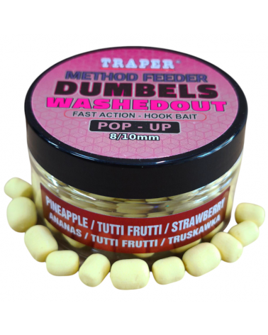 Dumbels Traper WashedOut Pop-Up 8-10mm 30g Ananas Tutti Frutti Truskawka